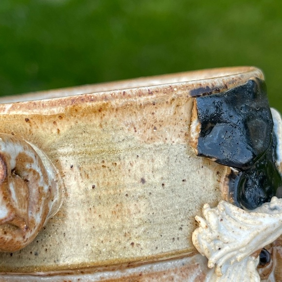 John Coiner Art Pottery Stoneware 3D Wizard Face Mug Coffee Cup 80s Vintage VTG - Picture 11 of 13